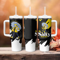 Be Salty Melt Ice Tumbler With Handle with Bold Splash Pattern
