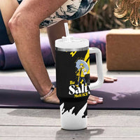 Be Salty Melt Ice Tumbler With Handle with Bold Splash Pattern