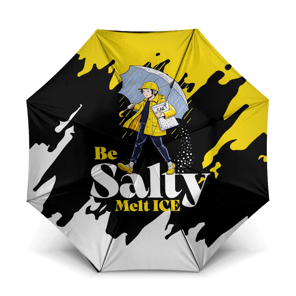 Be Salty Melt Ice Umbrella with Bold Splash Pattern