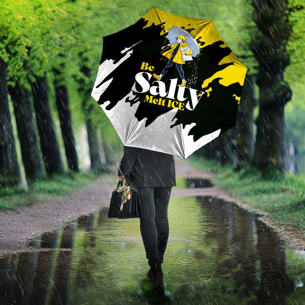 Be Salty Melt Ice Umbrella with Bold Splash Pattern