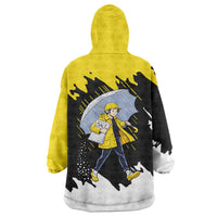 Be Salty Melt Ice Wearable Blanket Hoodie with Bold Splash Pattern