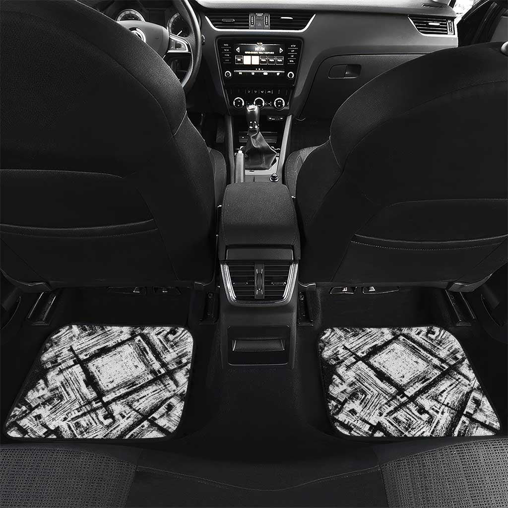 Same Shit Different Costume Car Mats Monochrome Gritty Texture
