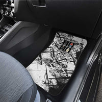 Same Shit Different Costume Car Mats Monochrome Gritty Texture