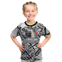Same Shit Different Costume Kid T Shirt Monochrome Gritty Texture