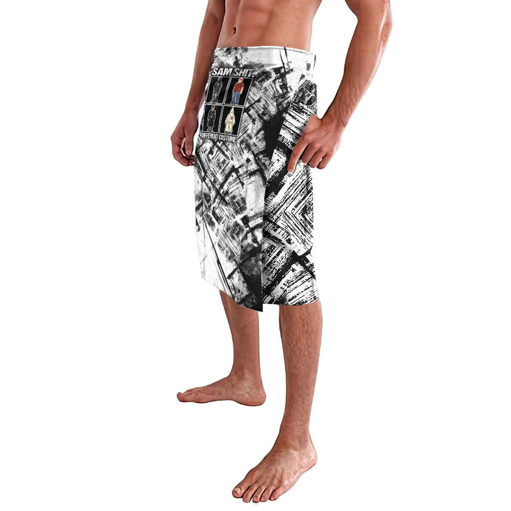 Same Shit Different Costume Lavalava Monochrome Gritty Texture