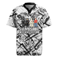 Same Shit Different Costume Rugby Jersey Monochrome Gritty Texture