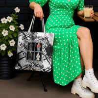 Same Shit Different Costume Tote Bag Monochrome Gritty Texture