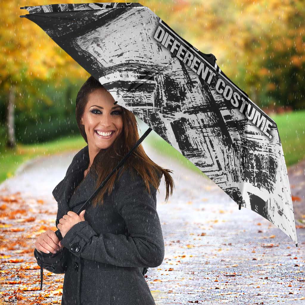 Same Shit Different Costume Umbrella Monochrome Gritty Texture