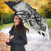 Same Shit Different Costume Umbrella Monochrome Gritty Texture