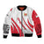 Singapore National Crest Bomber Jacket with City Skyline and Lion Design