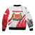 Singapore National Crest Bomber Jacket with City Skyline and Lion Design