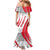 Singapore National Crest Family Matching Mermaid Dress and Hawaiian Shirt with City Skyline and Lion Design