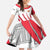 Singapore National Crest Family Matching Tank Maxi Dress and Hawaiian Shirt with City Skyline and Lion Design