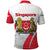Singapore National Crest Polo Shirt with City Skyline and Lion Design