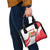 Singapore National Crest Shoulder Handbag with City Skyline and Lion Design