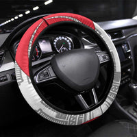 Singapore National Crest Steering Wheel Cover with City Skyline and Lion Design