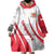 Singapore National Crest Wearable Blanket Hoodie with City Skyline and Lion Design