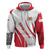 Singapore National Crest Zip Hoodie with City Skyline and Lion Design