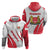 Singapore National Crest Zip Hoodie with City Skyline and Lion Design