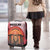Singapore Lion Luggage Cover with Sunset Marina Bay Design and National Flag