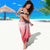 Singapore Lion Sarong with Sunset Marina Bay Design and National Flag