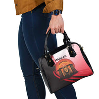 Singapore Lion Shoulder Handbag with Sunset Marina Bay Design and National Flag