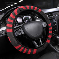 Singapore Lion Steering Wheel Cover with Sunset Marina Bay Design and National Flag