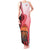 Singapore Lion Tank Maxi Dress with Sunset Marina Bay Design and National Flag