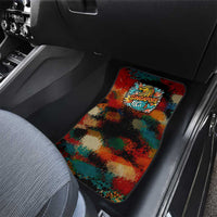 Singapore Merlion Car Mats with Graffiti Art Style and National Flag