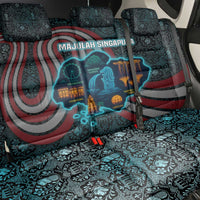 Singapore Back Car Seat Cover with National Icons and Majulah Singapura Script