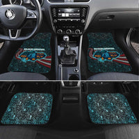 Singapore Car Mats with National Icons and Majulah Singapura Script