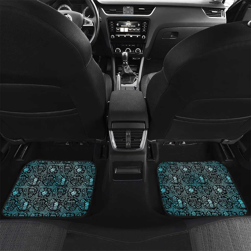 Singapore Car Mats with National Icons and Majulah Singapura Script