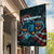 Singapore Garden Flag with National Icons and Majulah Singapura Script
