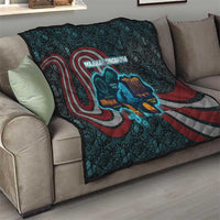 Singapore Quilt with National Icons and Majulah Singapura Script