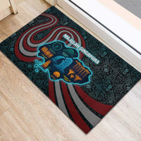 Singapore Rubber Doormat with National Icons and Majulah Singapura Script