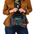 Singapore Shoulder Handbag with National Icons and Majulah Singapura Script