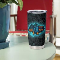 Singapore Tumbler Cup with National Icons and Majulah Singapura Script