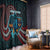Singapore Window Curtain with National Icons and Majulah Singapura Script