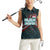 Singapore Women Sleeveless Polo Shirt with National Icons and Majulah Singapura Script