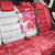 Singapore Back Car Seat Cover with Orchid Flower Design and National Flag Motif