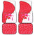 Singapore Car Mats with Orchid Flower Design and National Flag Motif