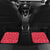 Singapore Car Mats with Orchid Flower Design and National Flag Motif