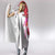 Singapore Hooded Blanket with Orchid Flower Design and National Flag Motif
