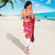 Singapore Sarong with Orchid Flower Design and National Flag Motif