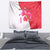 Singapore Tapestry with Orchid Flower Design and National Flag Motif