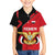 Yemen Eagle Emblem Family Matching Summer Maxi Dress and Hawaiian Shirt with National Flag and Map Design