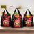 Yemen Eagle Emblem Grocery Bag with National Flag and Map Design