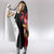 Yemen Eagle Emblem Hooded Blanket with National Flag and Map Design