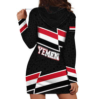 Yemen Hoodie Dress with National Eagle Emblem and Flag Stripe Design