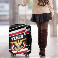 Yemen Luggage Cover with National Eagle Emblem and Flag Stripe Design